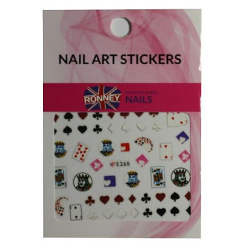 RONNEY - Naklejki wodne na paznokcie NAILART STICKERS RN 237    !